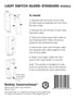 Child Proof Light Switch Guard - For Standard Toggle Style Switches
