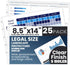 PERFORMORE Pack of 8.5” x 14” Heavyweight Clear Sheet Protectors, Legal Paper Sleeves, 25 Count