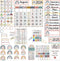Boho Rainbow Calendar Bulletin Board Set with Seasons, Festival, Weather for Classroom Decoration