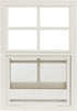 18x27 (1-Pack) Shed Windows | Sliding Windows with Tempered Glass & Screens | Flush Mount, Brown Aluminum Frames