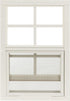 12x18 (2-Pack) Shed Windows | Sliding Windows with Tempered Glass & Screens | Flush Mount, Brown Aluminum Frames