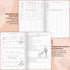 GoGirl Budget Planner, Monthly Financial Organizer Budget Book, Expense Tracker Notebook Journal (Peach Pink)