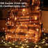 Clear Christmas Lights String | 21.63ft 100 Count Incandescent Brown Wire Lights | UL Certified for Indoor Outdoor