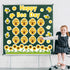Bee Birthday Bulletin Board Set with Happy Bee Day Decorations, Honeycomb Cutouts, and Sunflowers for Classroom Decor