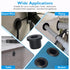 110PCS Grommets Grommet Tophat Silicone Rubber for Wiring Assortment Kit, Waterproof Automotive Firewall Wire Cable