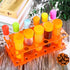 Weewooday 12 Pieces Jumbo Test Tubes with Stand Set, Multi-Color, Ages 3 and Above