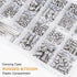 VIGRUE 1105PCS 25 Sizes Metric & SAE Set Screw Assortment Kit, 304 Stainless Steel, M3 to M8 and 1/8-40 to 5/16-18