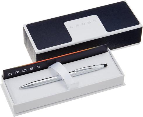 CROSS Ballpoint Pen - Oil-based, Classic Century Chrome, 3502 (Color: Silver, Material: Chrome)
