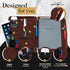 Premium Folio Cover Compatible with Rocketbook - Letter Size A4 Portfolio Organizer, Faux Leather Reusable Notebook