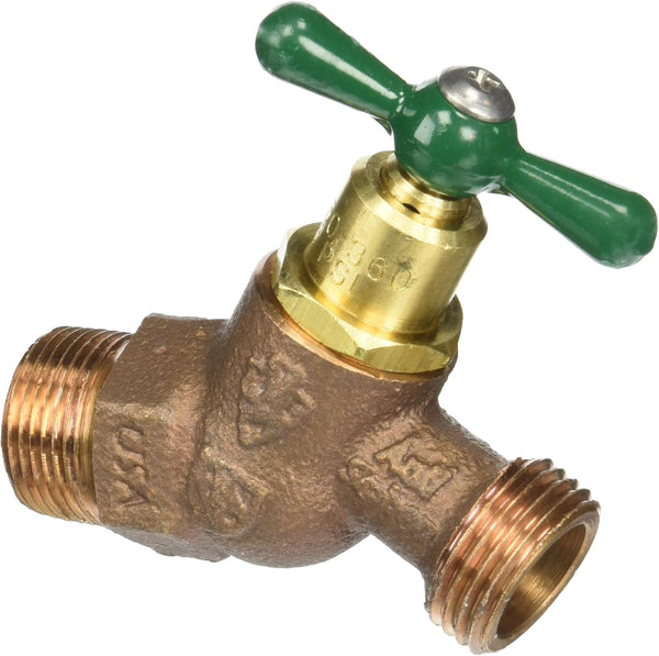 ARROWHEAD BRASS & PLUMBING 361LF 3/4" Male Iron Pipe to 3/4" Hose Connection