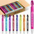 Lincia 100 Pcs Employee Appreciation Ballpoint Pens - Bulk Quotes Pens with Black Ink for Graduation and Nurses Day