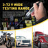 Upgraded Buzzer Automotive Test Light, DC 3-72V Heavy Duty Digital LED Circuit Tester with Voltmeter & Polarity