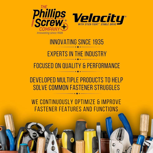Velocity Interior 2 Inch Wood Screws DIY Pack (Size #8, 75 Pcs) – Zinc and Yellow Coating for Wood Working