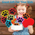 Outus 18 Pcs Paws Carpet Markers, 5'' Paw Floor Markers for Teacher Supplies School Decoration