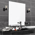 6115500 Westinghouse Sylvestre Transitional One-Light Indoor Wall Light Fixture, Matte Black Finish, Clear Glass