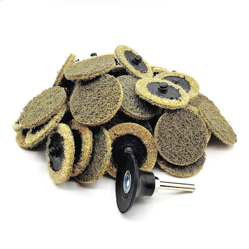 50pcs Die Grinder Sanding Discs Roll, Includes 1pc 2in Disc Pad Holder