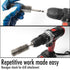 6pcs Copper Tube Pipe Cleaner Set, 1/2” 3/4” 1” Pipe Cleaning Brushes for Power Drill, 1/4 Inch Hex Shank