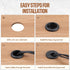 SATINIOR 10 Packs Desk Cable Wire Grommet Cord, PC Computer Desk Plastic Grommet Cord, Tidy Cable Hole Cover Organizers