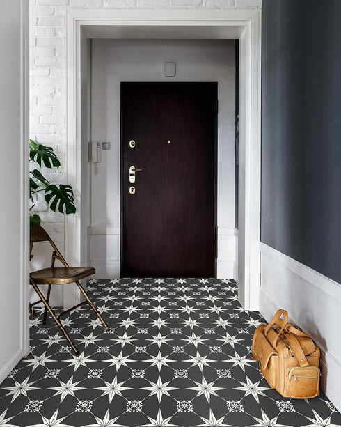 40 7.87" 7.87" MORCART Peel and Stick Floor Tile - PCS, x Vinyl Flooring - Waterproof Self-Adhesive Tile Sticker