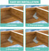 20 pcs Hurricane Ties for Rafters, Galvanized Hurricane Straps, 18-Gauge Rafter Tie Brackets for Roofing Trusses