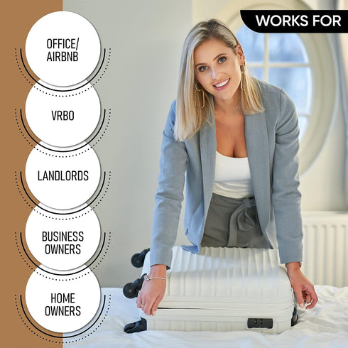 Magnetic WiFi Password Whiteboard Magnet | VRBO Airbnb Dry Erase Board for Guests | Modern Room Décor