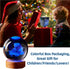 DIGFPWT 3.15 Inch K9 16 Crystal Ball Panda Family Night Light, Crystal Glass Ball, Color Change with Remote Control