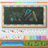 Bulletin Board Border Trim Spring Borders Colorful Summer Bulletin Board Borders Blue Ocean Hot Air Balloon Rainbow Removable Blackboard Border for School Offices Classroom Decor (90pcs 103Ft)