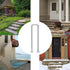 PAUANI Railing(White,35cm) Stair Railing - U-Shaped Wrought Iron Stair Handrails, Elderly Children's Guardrail