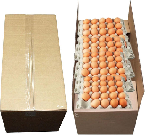 Corrugated Export Egg Boxes with Handles ECT32 - Fits 30 Dozen Eggs