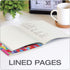 Oxford Fresco Journals, Textured Pack of Notebooks, 6'' x 8.25'', 80 Lined Pages, Journal 2 Pack