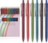 Mr. Pen Retractable Gel Pens, 12 Pack, Black Ink, Fine Point 0.5mm, Fast Dry, Aesthetic Pens for Journaling