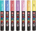 Uni Posca Paint Marker Pen, Extra Fine Point, Set of 7 Natural Colors (PC-1M 7C)