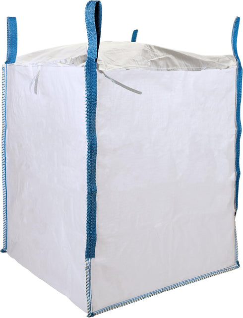 DURASACK Heavy Duty Builder's Bulk Bags 200-Gallon White Woven Polypropylene Contractor Trash