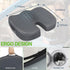 Tailbone Season Guard Gel Seat Cushion Office Chair Cushion Non-Slip Gel Memory Foam Coccyx Cushion for Pain - Desk
