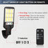 108 6500K IP65 4 Pack Flumy Outdoor Street Lights Solar Powered - Solar Motion Lights Outdoor Dusk to Dawn Outside