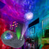 (65277) Enbrighten Galaxy Star Projector Multi-Color Aurora Nebula Space Lamp with Sleep Sounds and White Noise USB
