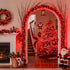 33ft 100 8 JMEXSUSS LED Red Valentine Lights, Connectable Modes Valentine Room Light Indoor Plug-in, Clear Wire Red