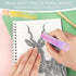 Retractable Pencil Eraser, Cute Gradient Jelly Eraser, 4Pcs Suitable for School Home Office Supplies