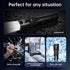 2 Pack, 5 TrixHub Rechargeable Flashlights Super Bright High Lumens Flash Light, Modes Zoomable Linternas with LCD