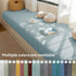 KJEKT 1.2x20x20 50D Bay Window Seat Cushion Teddy Fabric Density White Foam Padding Non-Slip & Durable.Easy Clean