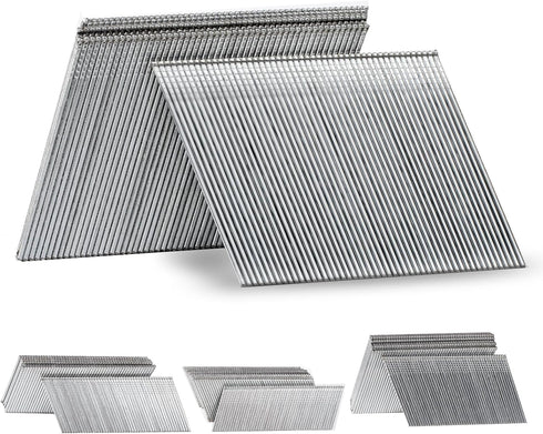 16 Gauge 20-Degree Angled Finish Nails, 1-1/2 inch 2000-Pack Galvanized for Pneumatic Electric Angled Finish Nailer