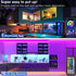 130ft (2 65ft) Keepsmile Led Strip Lights Rolls of Bluetooth Smart App Control RGB Led Light Strip with Remote,Music