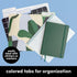 PAPERAGE 12 Pack Decorative File Folders, Heavyweight Paper, 3 Unique Designs, Letter Size (9.5 x 11.75") with 1/3 Cut