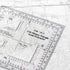 Zonon 2 5 Inch Pcs Military Map Protractor Military Style Utm/mgrs Coordinate Scale Map Perfectly Cut Land Navigation
