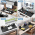 KDD 6 in 1 Desk Pad and Organizer Set, Magnetic Mouse Mat with DIY Features for Phone, Tablet, and Cable Management