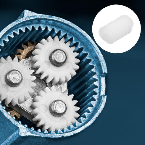 20Pcs 6102AA 0.5 MECCANIXITY Plastic Gears Plastic Worm Gears Model Reduction Gear for RC Car Model DIY Robot,White