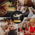 3D Dimmable Illusion Airplane Night Light for Pilot Gift, Unique Aviation Gifts for Men, Wooden LED Lamp with Remote