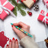 Leinuosen 72 Pieces Christmas Ballpoint Pen, Retractable Gel Ink, Cute Cartoon Holiday Pens for Writing