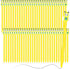 Fainne 60 Pcs Bee Pens, Black Ink Gel Pens for Kids, Cute Cartoon Fine Point Roller Marker Pens for Classroom