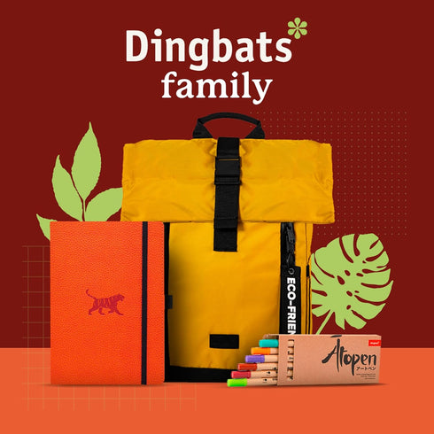 Dingbats A5 Wildlife Ruled Notebook Journal - Premium Vegan Leather Softcover for Writing, Note Taking & Travel
